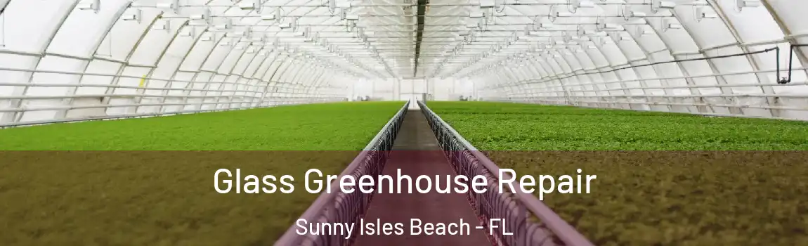 Glass Greenhouse Repair Sunny Isles Beach - FL